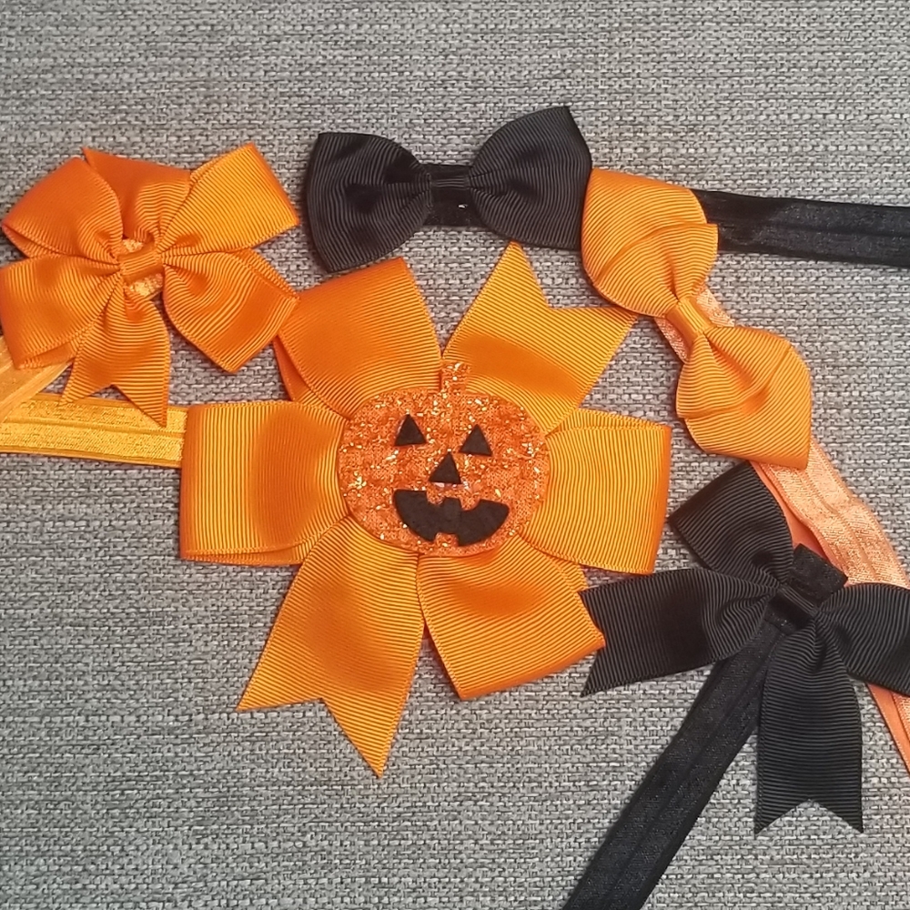 Halloween theme headband lot/bundle- 5 headbands